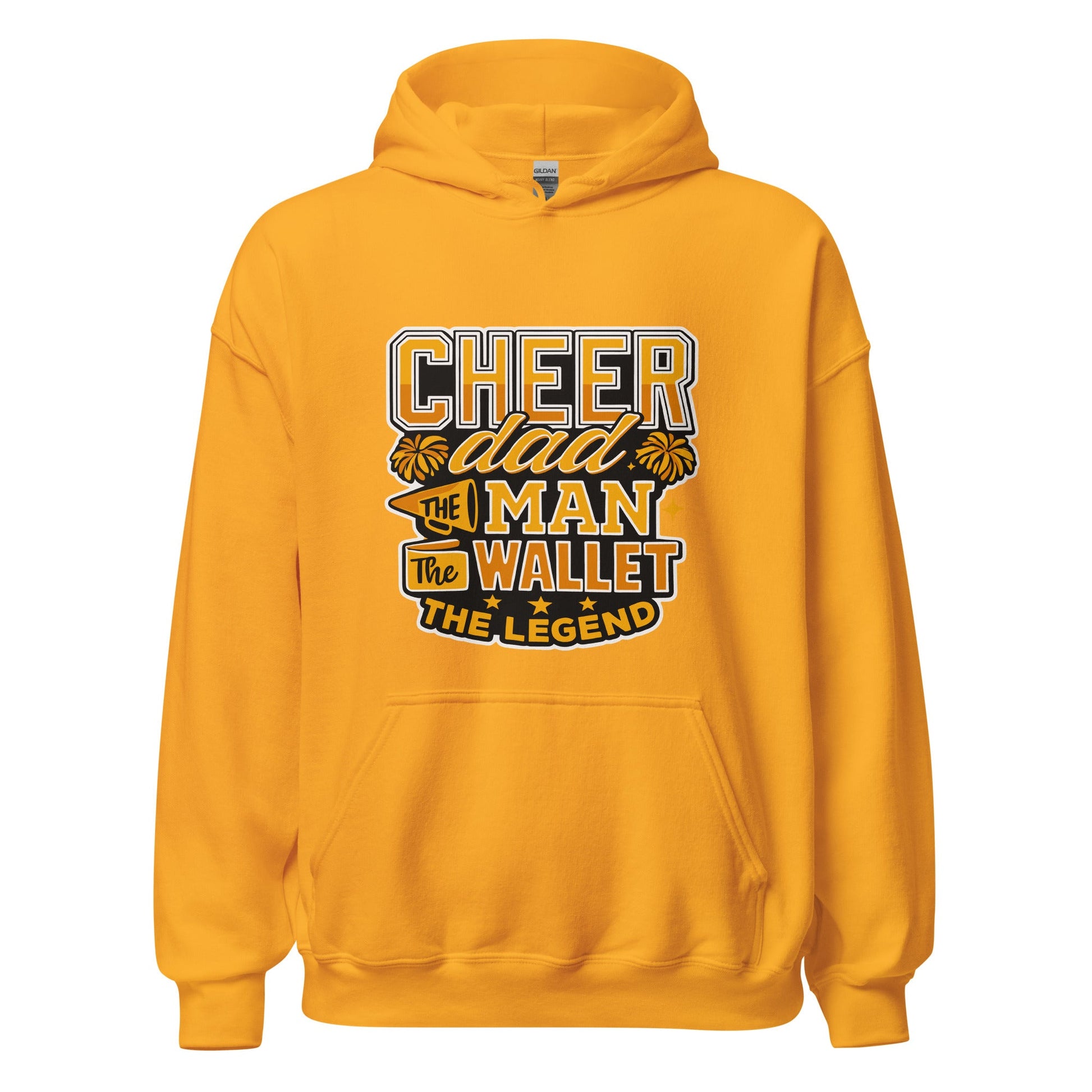 Classic | Hoodie | Sunset Surge All-Star Cheerleading | Cheer Dad Legend Logo
