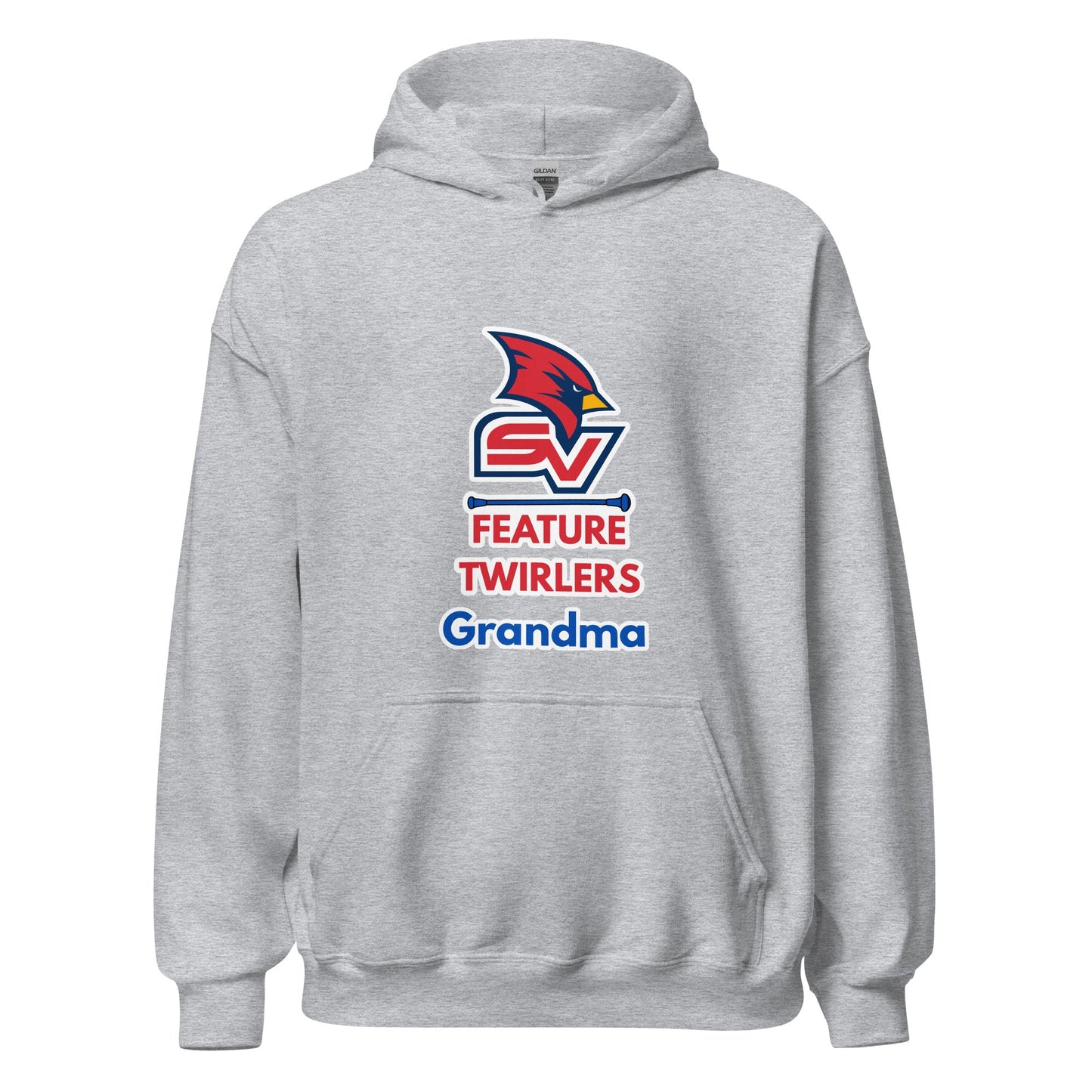 Classic | Hoodie | SVSU Feature twirlers | Grandma Logo