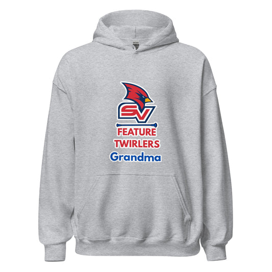 Classic | Hoodie | SVSU Feature twirlers | Grandma Logo