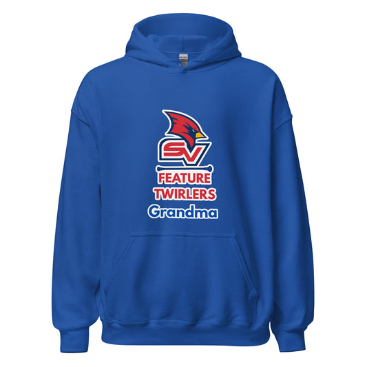Classic | Hoodie | SVSU Feature twirlers | Grandma Logo