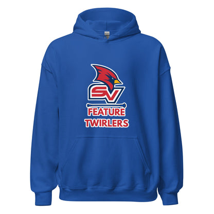 Classic | Hoodie | SVSU Feature twirlers | Icon Logo