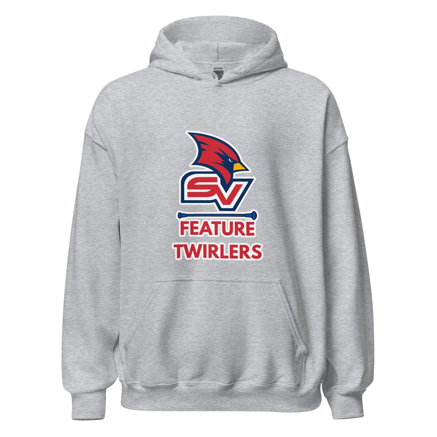 Classic | Hoodie | SVSU Feature twirlers | Icon Logo