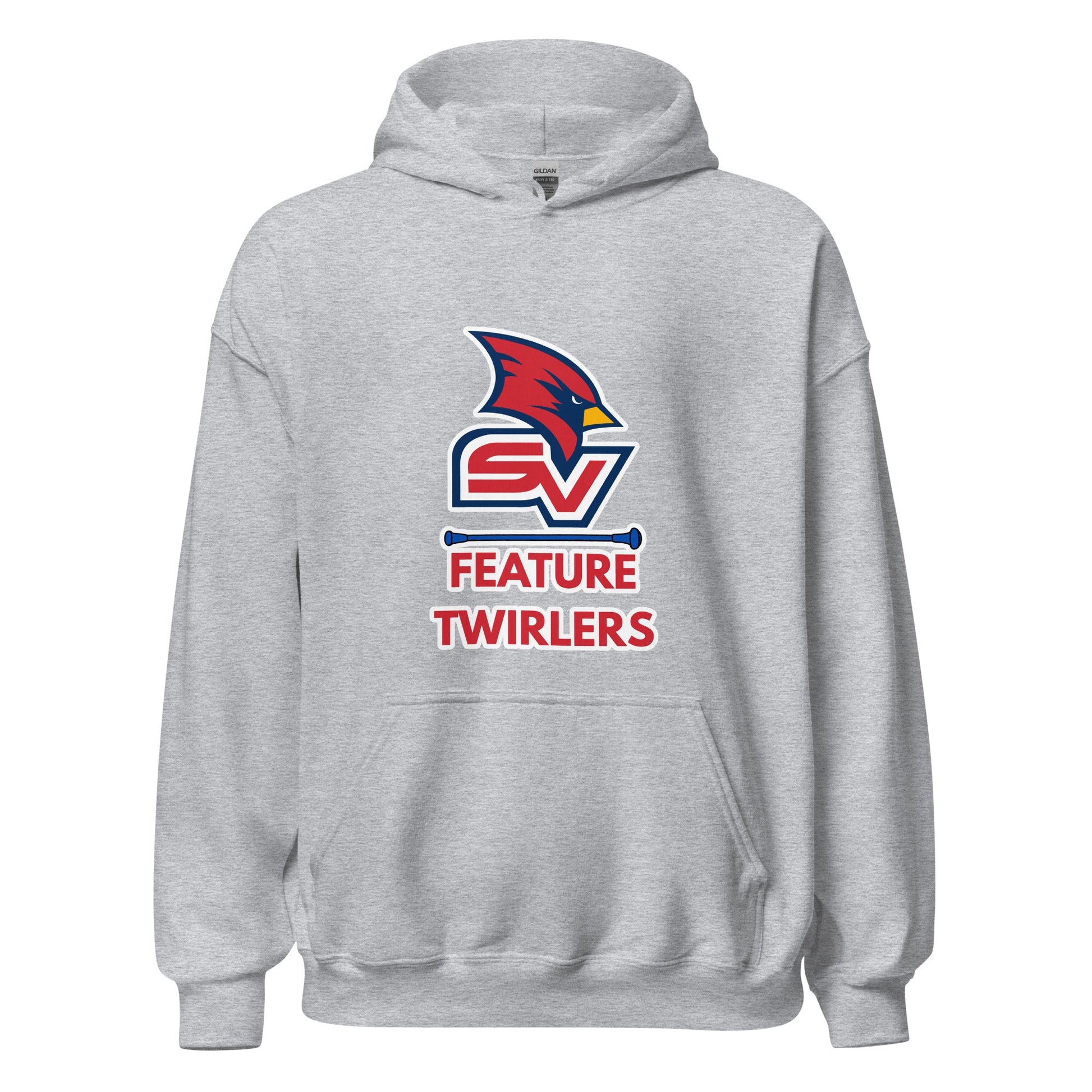 Classic | Hoodie | SVSU Feature twirlers | Icon Logo