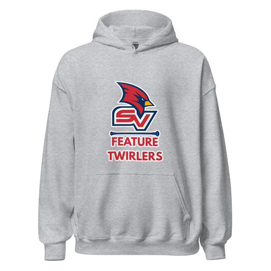 Classic | Hoodie | SVSU Feature twirlers | Icon Logo