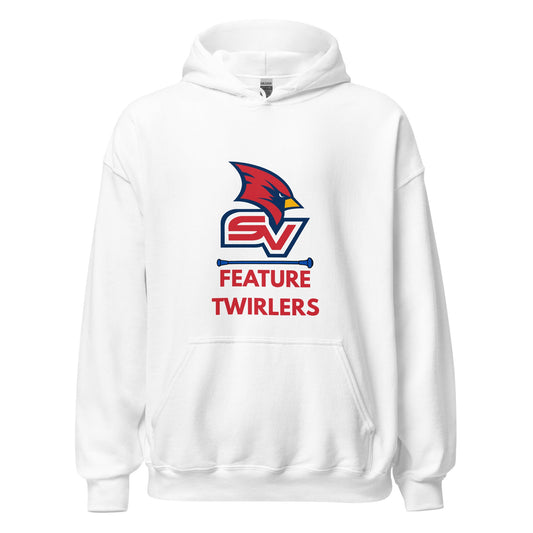 Classic | Hoodie | SVSU Feature twirlers | Icon Logo