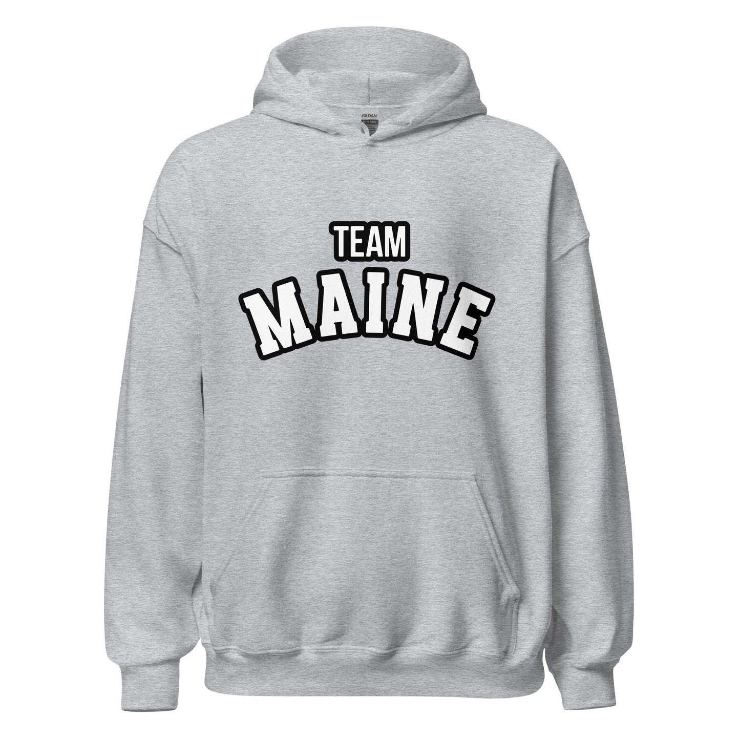 Classic | Hoodie | Team Maine | Arch Mark Logo