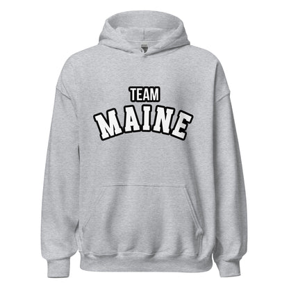 Classic | Hoodie | Team Maine | Arch Mark Logo