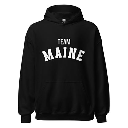 Classic | Hoodie | Team Maine | Arch Mark Logo