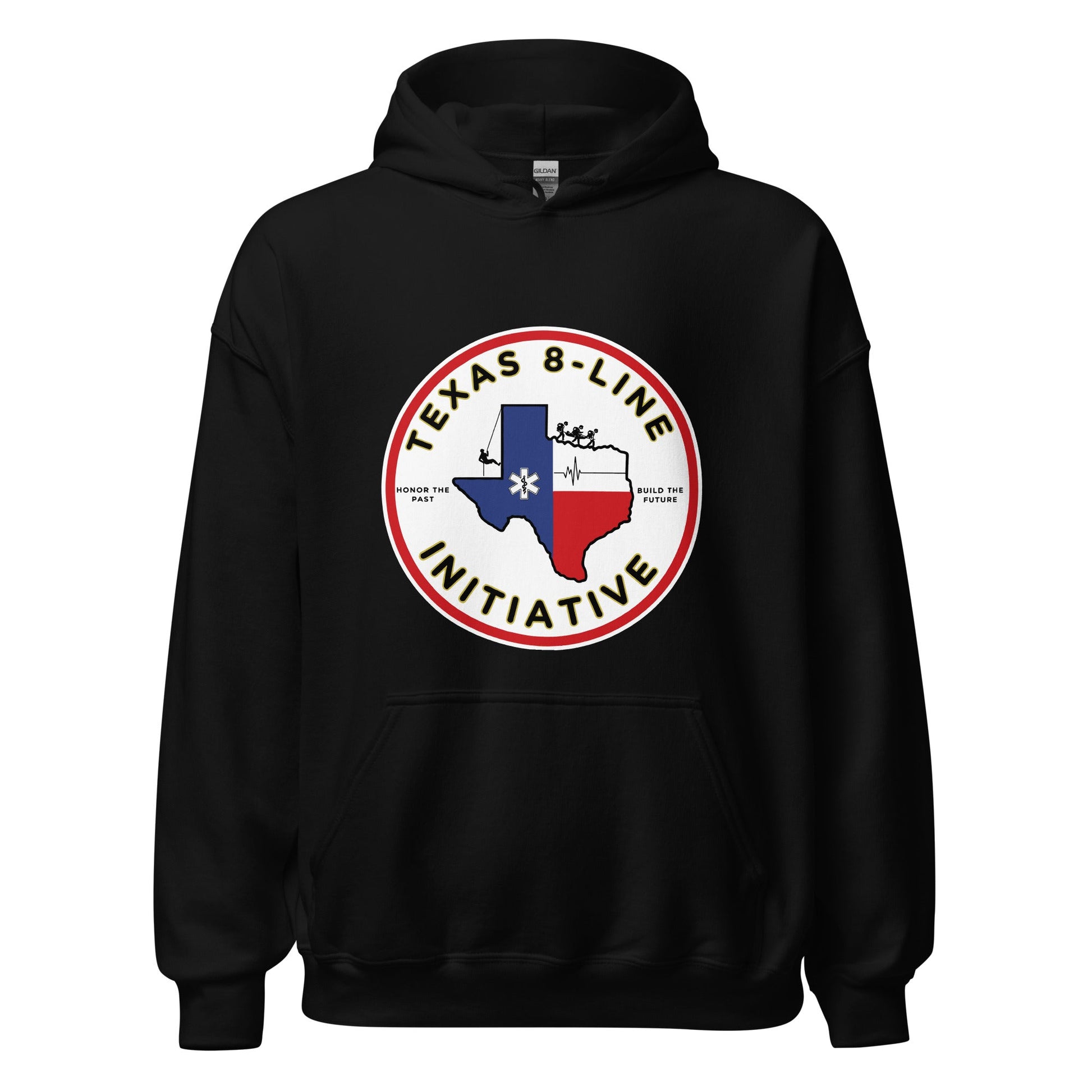 Classic | Hoodie | Texas 8 - Line Initiative | Badge Logo