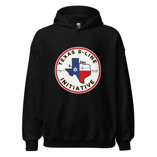 Classic | Hoodie | Texas 8 - Line Initiative | Badge Logo