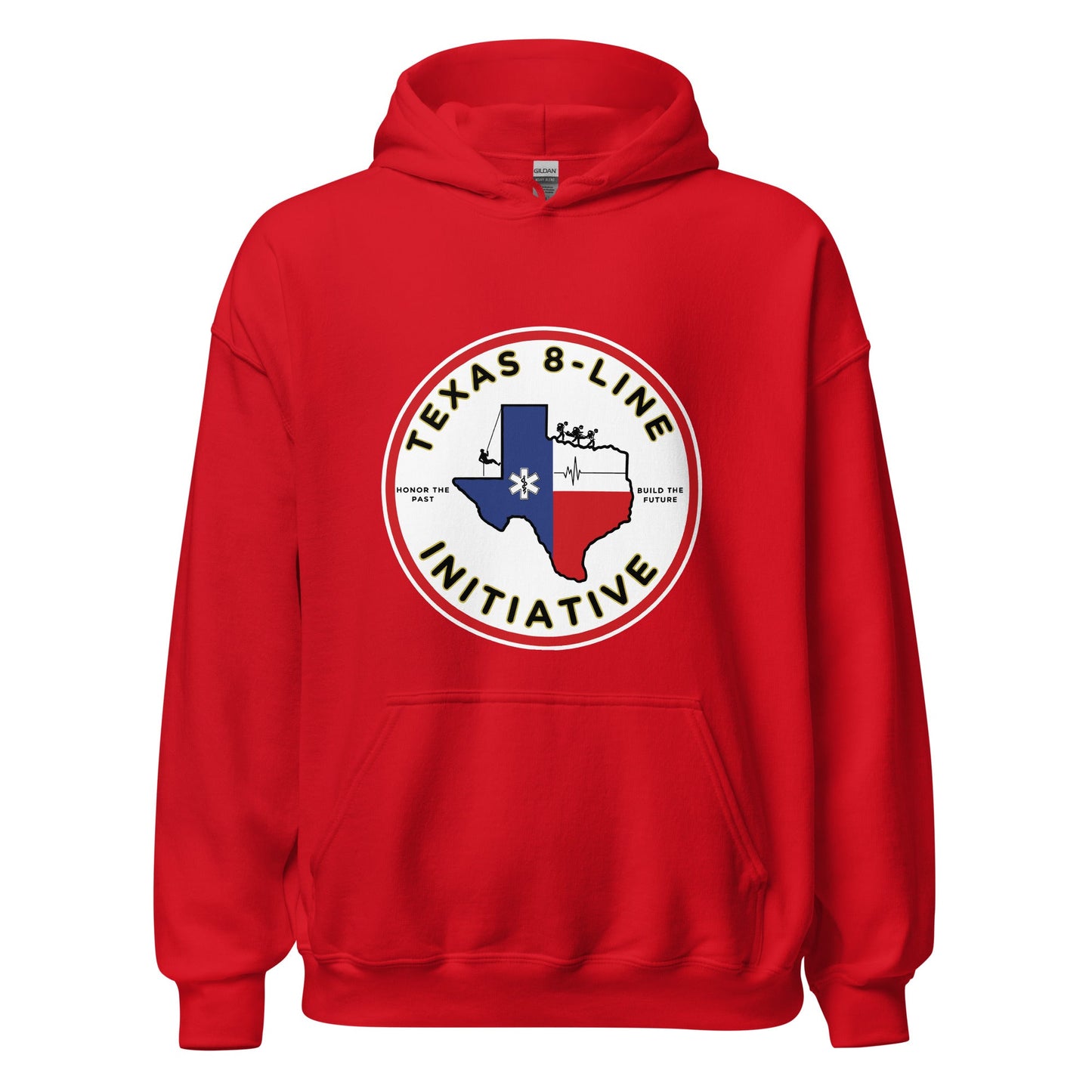 Classic | Hoodie | Texas 8 - Line Initiative | Badge Logo