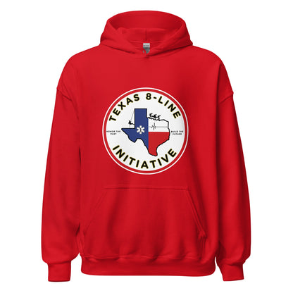 Classic | Hoodie | Texas 8 - Line Initiative | Badge Logo