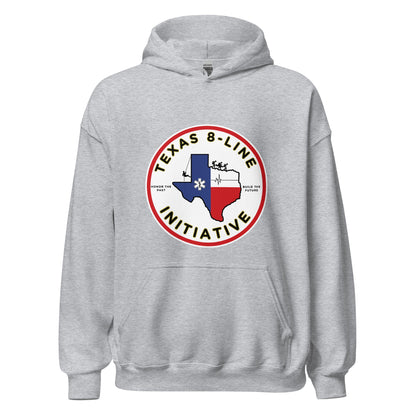 Classic | Hoodie | Texas 8 - Line Initiative | Badge Logo
