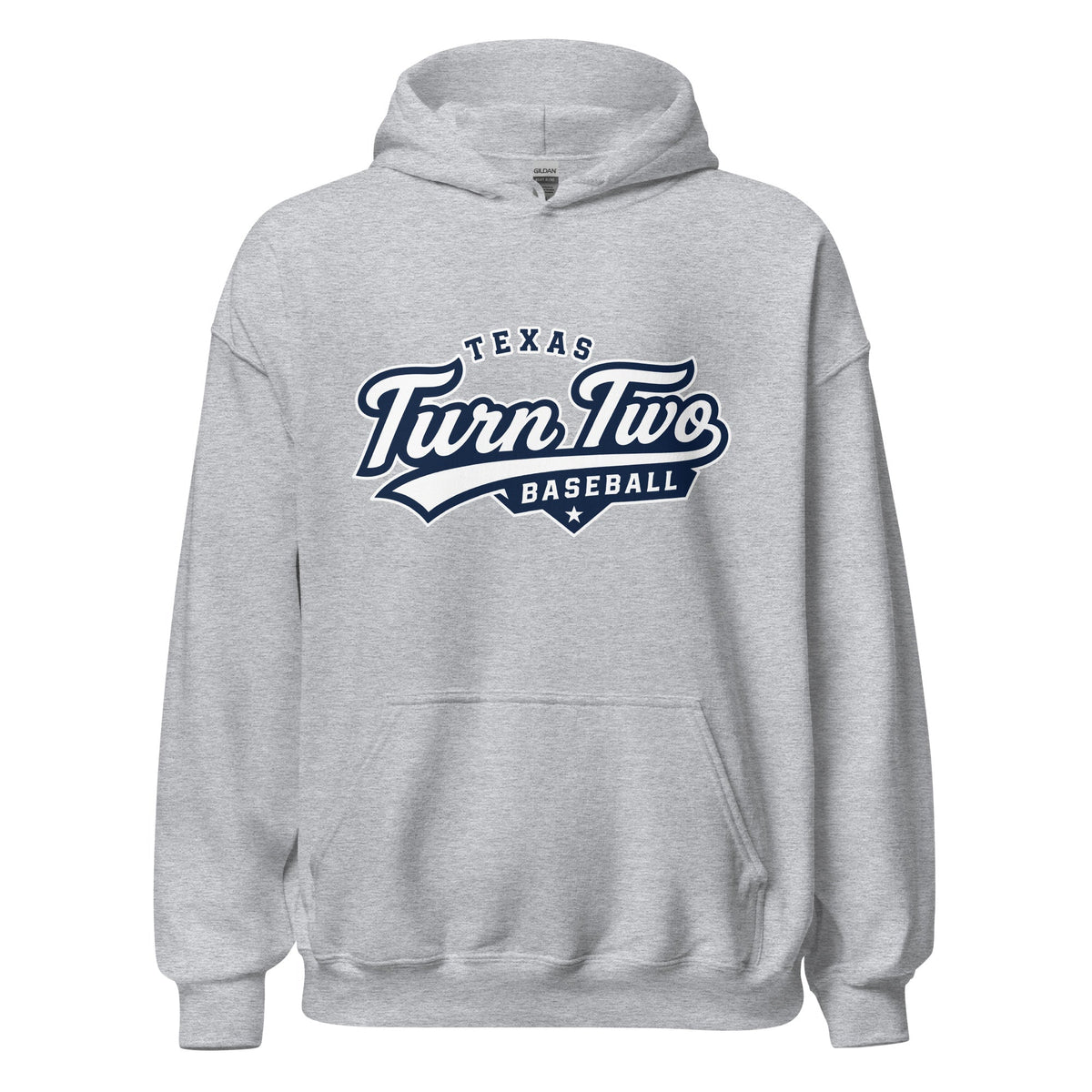 Classic | Hoodie | Texas Turn Two Baseball | Athletics Logo
