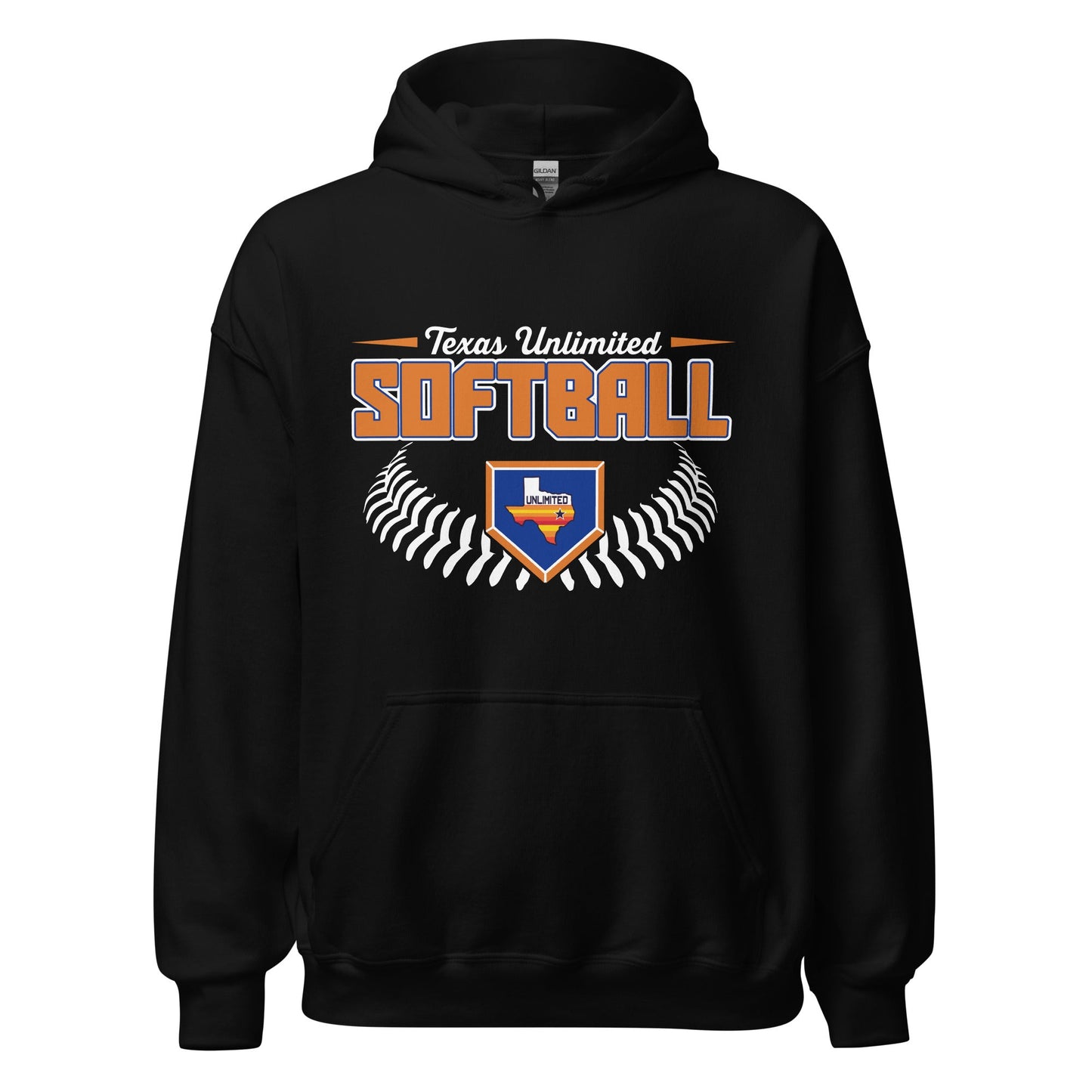 Classic | Hoodie | Texas Unlimited | Softball Logo