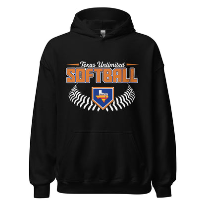 Classic | Hoodie | Texas Unlimited | Softball Logo