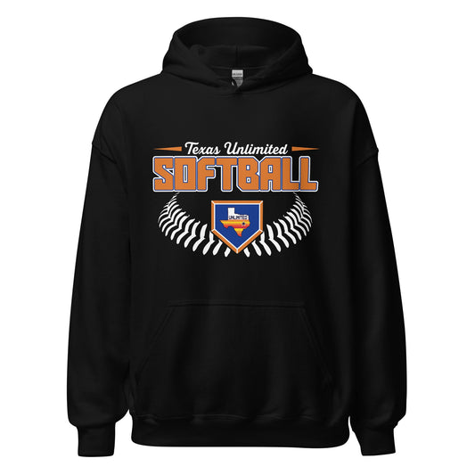 Classic | Hoodie | Texas Unlimited | Softball Logo
