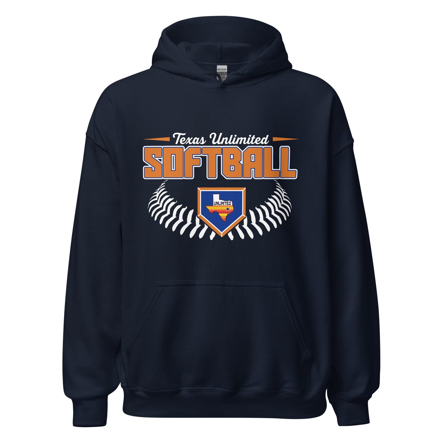 Classic | Hoodie | Texas Unlimited | Softball Logo