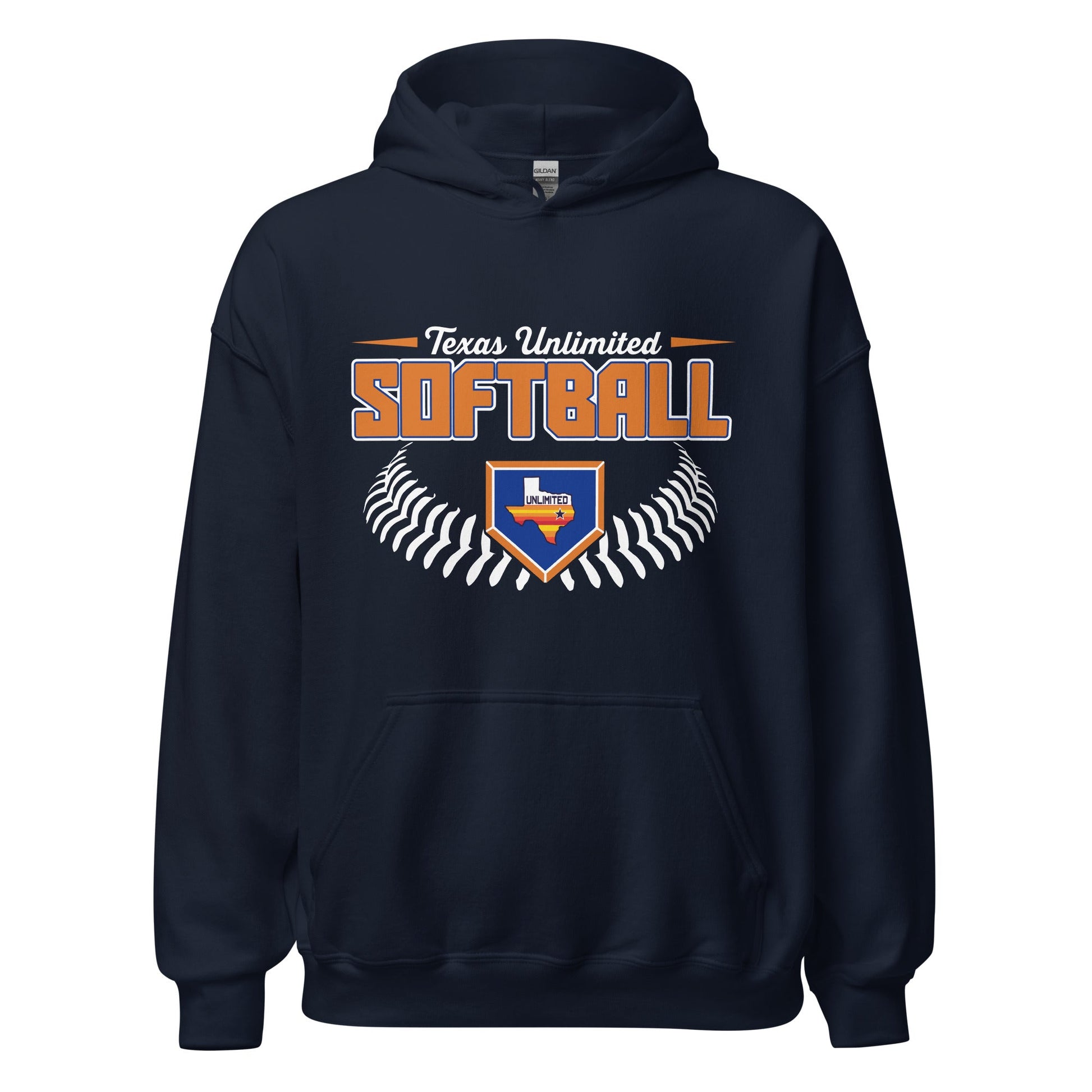 Classic | Hoodie | Texas Unlimited | Softball Logo