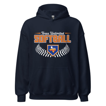 Classic | Hoodie | Texas Unlimited | Softball Logo