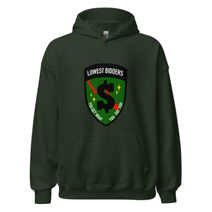 Classic | Hoodie | The Lowest Bidders | Emblem Logo