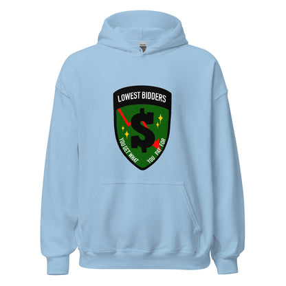 Classic | Hoodie | The Lowest Bidders | Emblem Logo