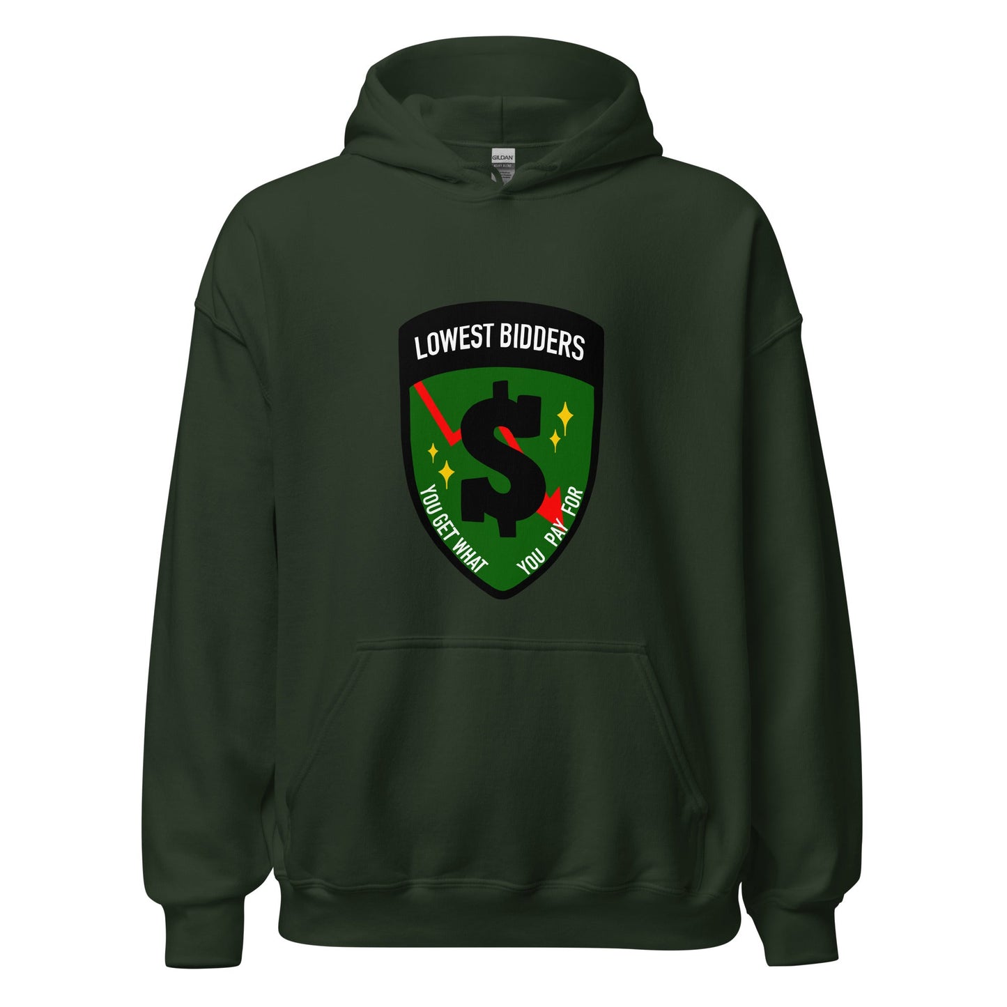 Classic | Hoodie | The Lowest Bidders | Emblem Logo