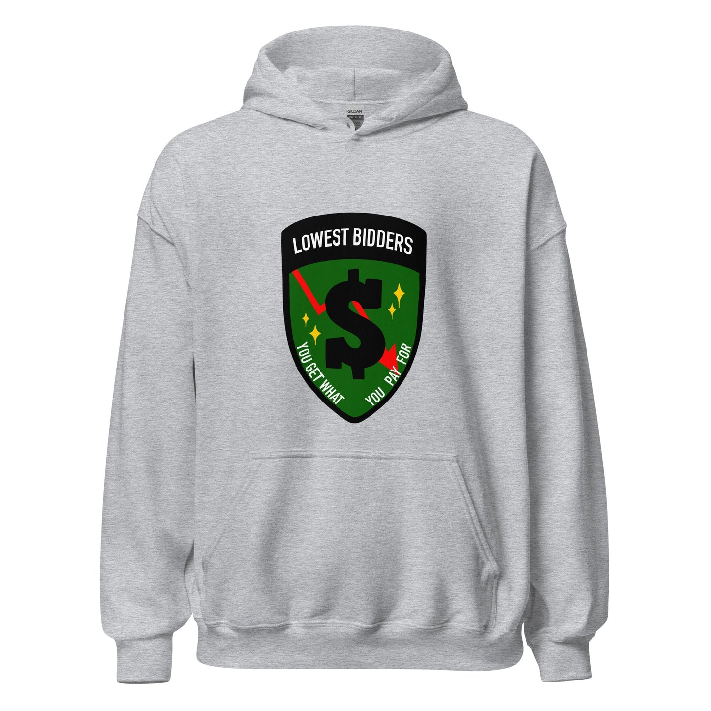 Classic | Hoodie | The Lowest Bidders | Emblem Logo