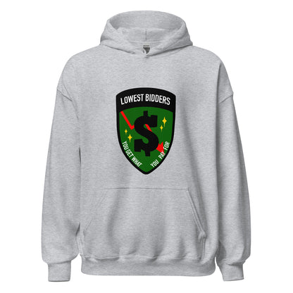 Classic | Hoodie | The Lowest Bidders | Emblem Logo