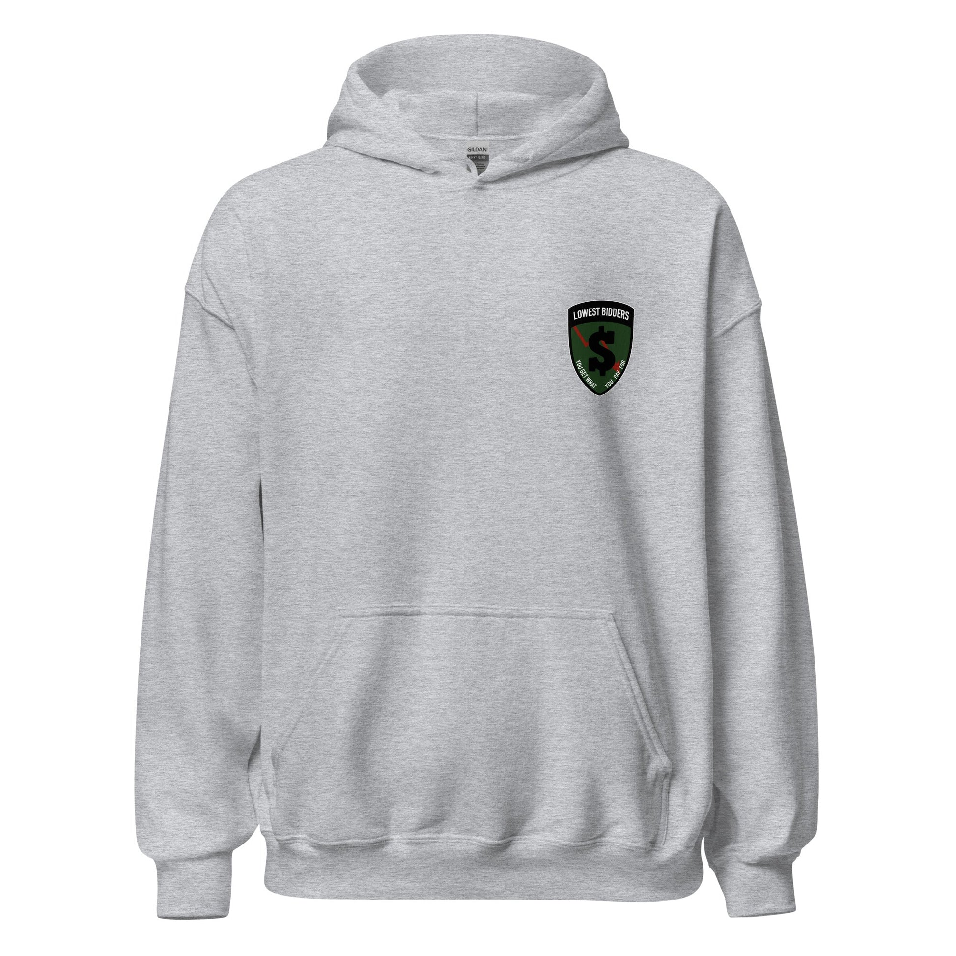 Classic | Hoodie | The Lowest Bidders | Shield Logo