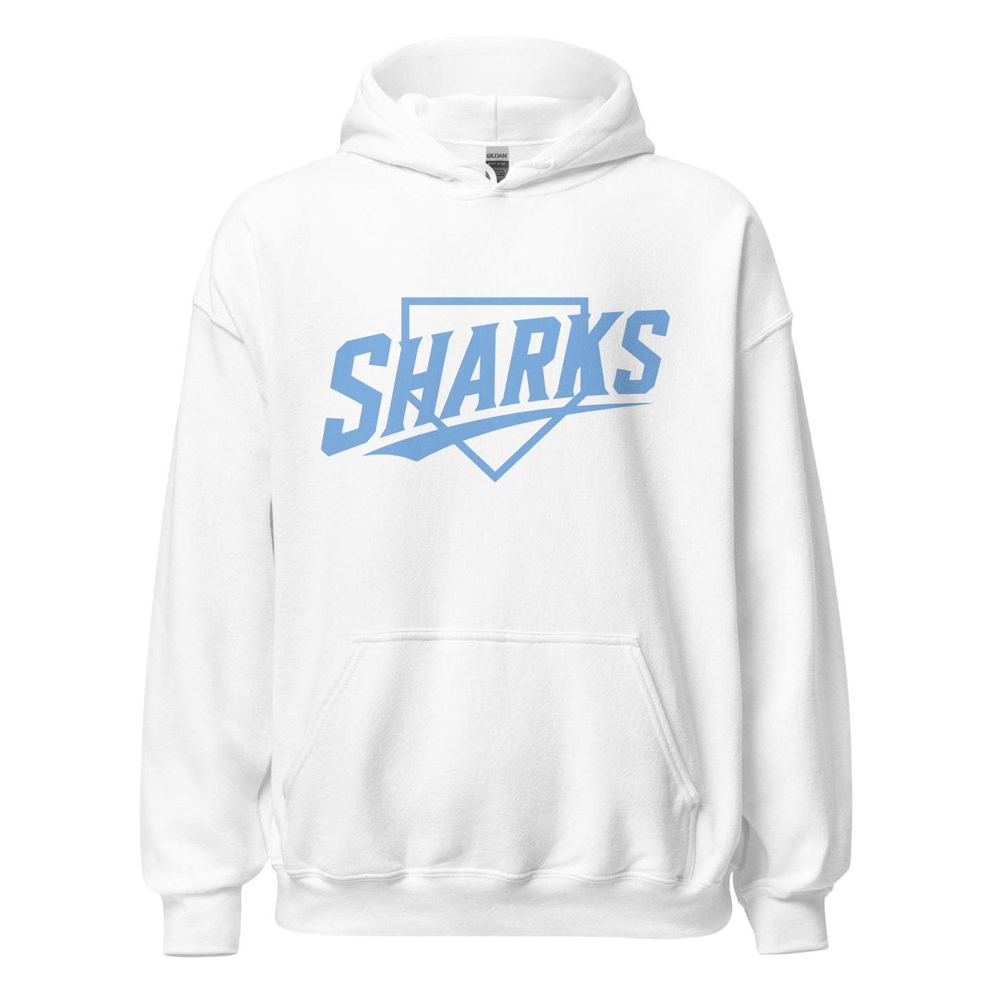 Classic | Hoodie | The Sharks Baseball Team | Crest Logo
