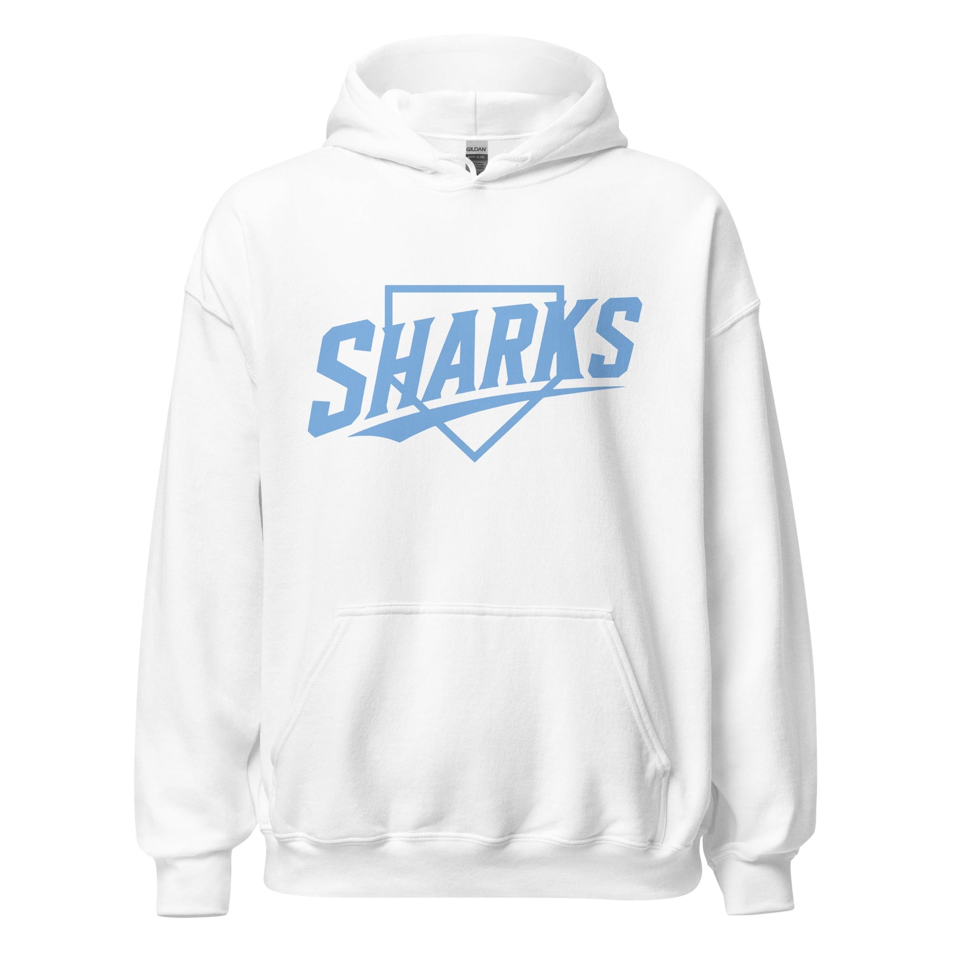 Classic | Hoodie | The Sharks Baseball Team | Crest Logo