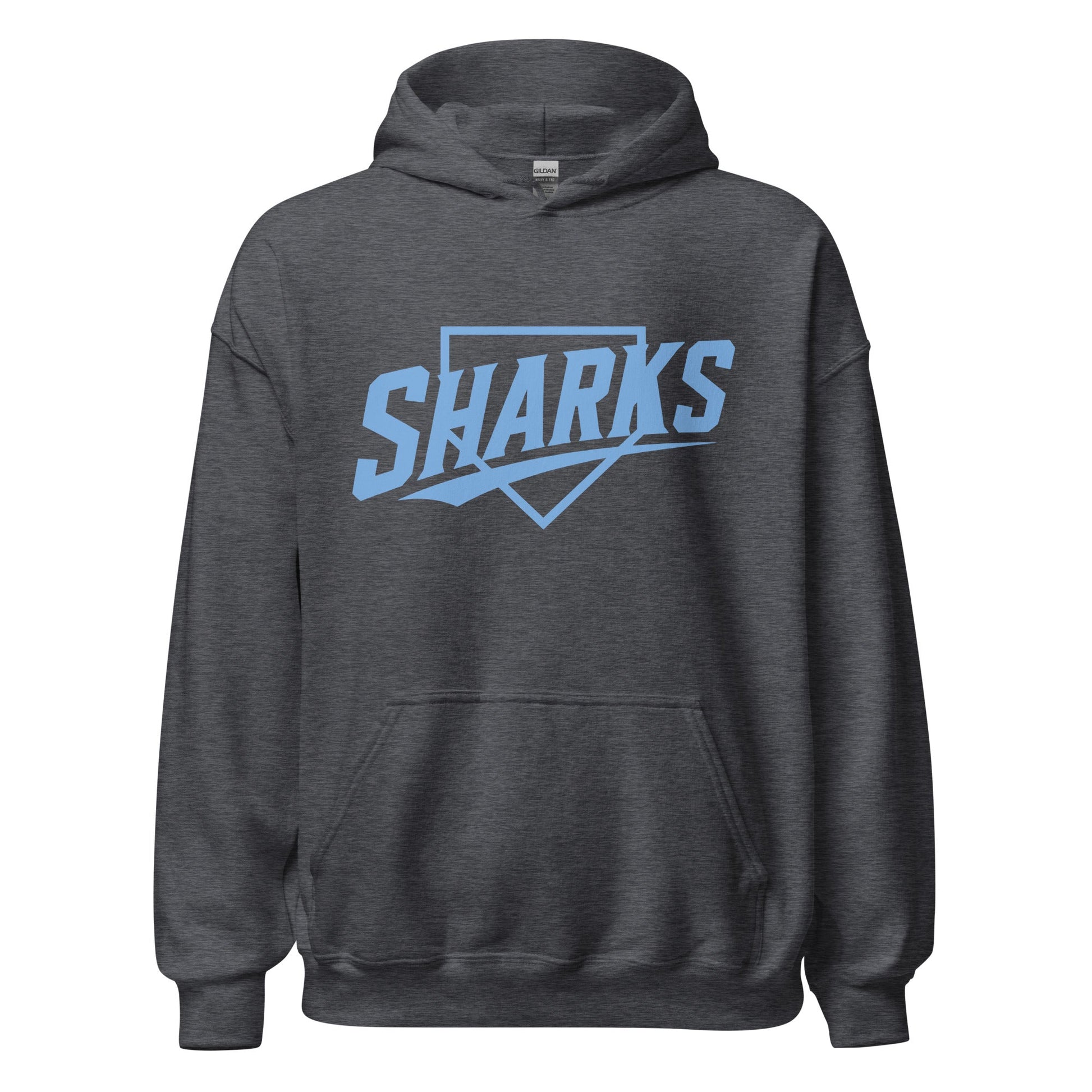 Classic | Hoodie | The Sharks Baseball Team | Crest Logo