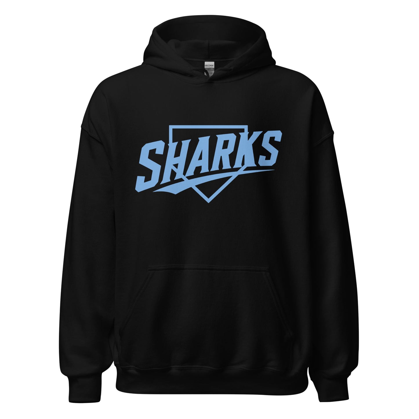 Classic | Hoodie | The Sharks Baseball Team | Crest Logo
