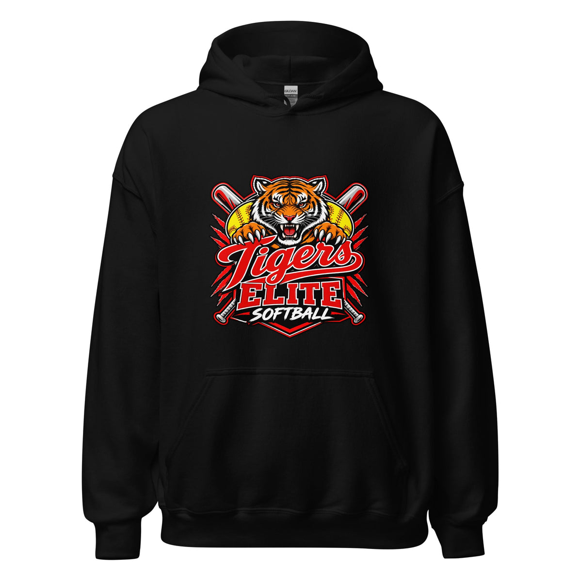 Classic | Hoodie | Tigers Elite Softball | Emblem Logo
