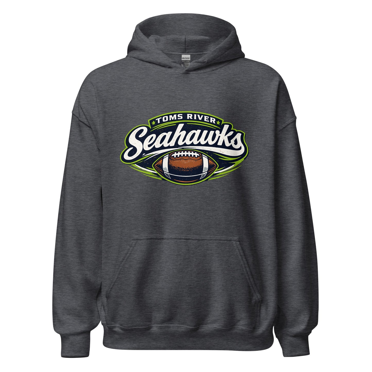 Classic | Hoodie | Toms River Seahawks | Football Emblem Logo