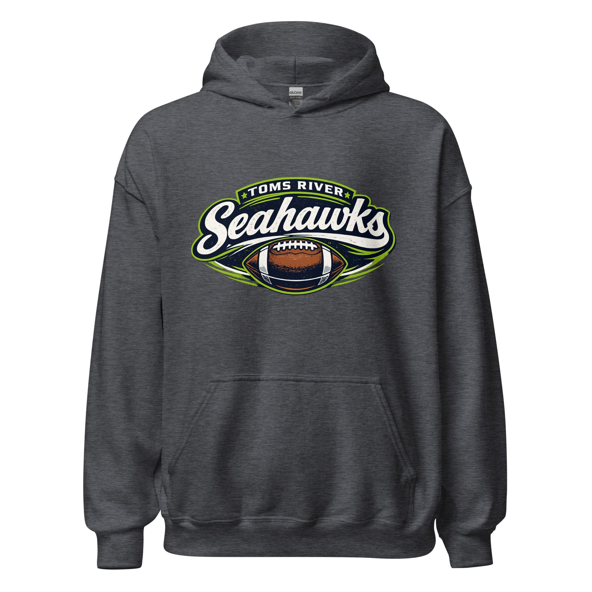 Classic | Hoodie | Toms River Seahawks | Football Emblem Logo