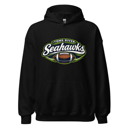 Classic | Hoodie | Toms River Seahawks | Football Emblem Logo