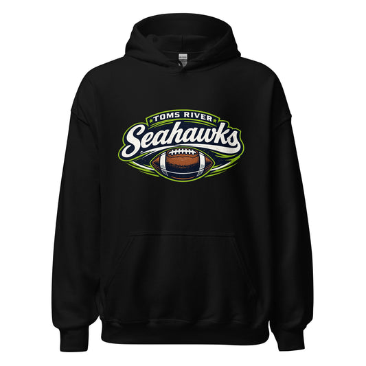 Classic | Hoodie | Toms River Seahawks | Football Emblem Logo