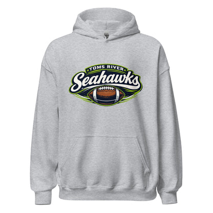 Classic | Hoodie | Toms River Seahawks | Football Emblem Logo