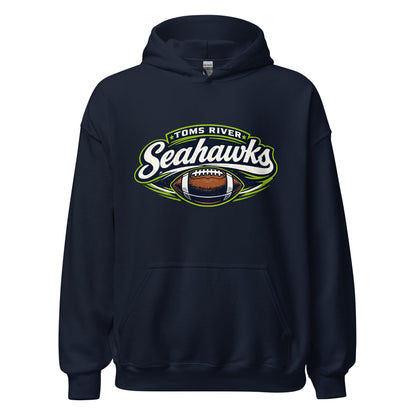 Classic | Hoodie | Toms River Seahawks | Football Emblem Logo