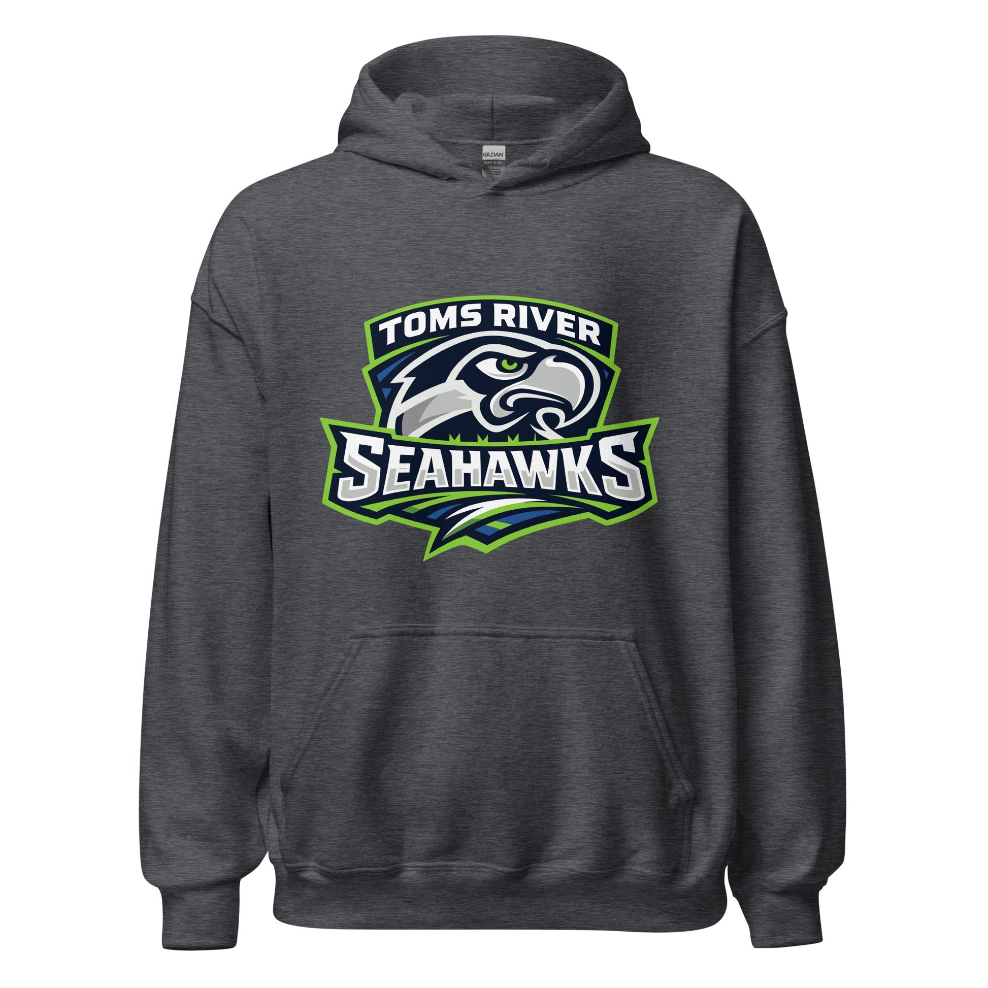Classic | Hoodie | Toms River Seahawks | Mascot Script Logo