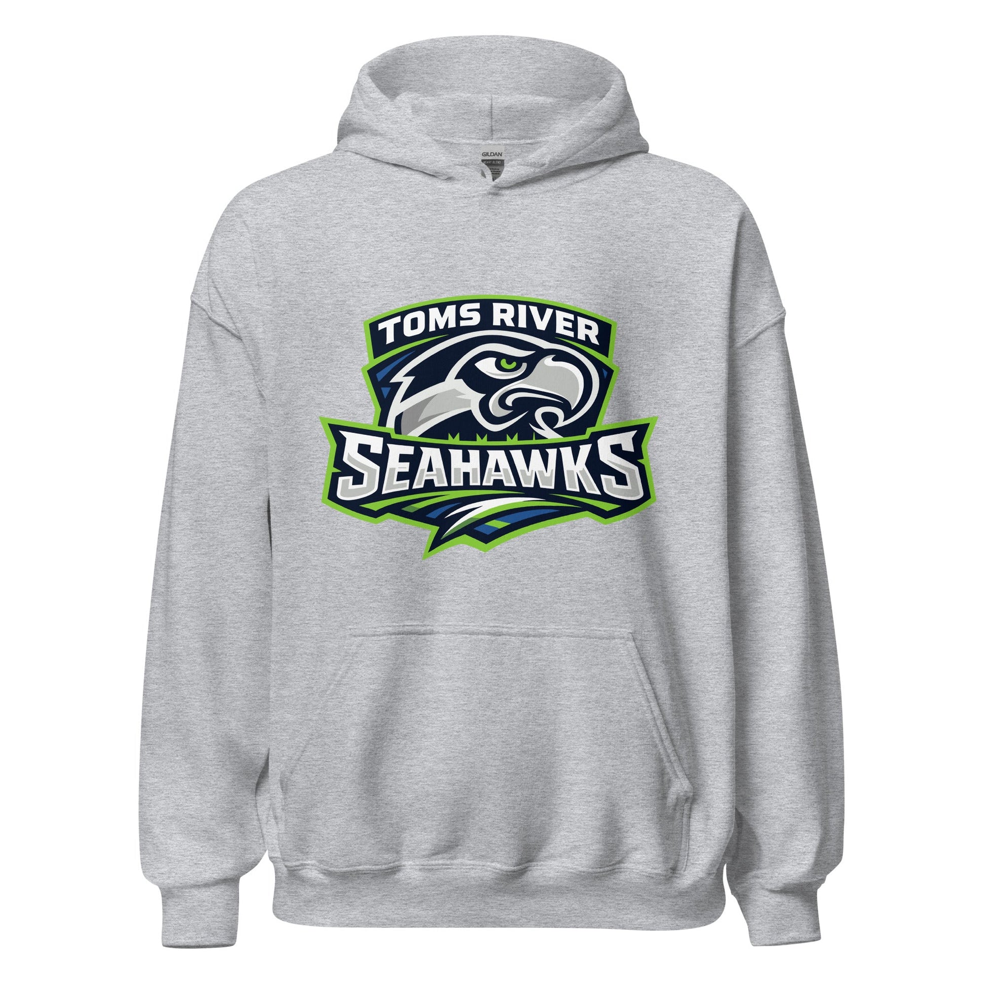 Classic | Hoodie | Toms River Seahawks | Mascot Script Logo