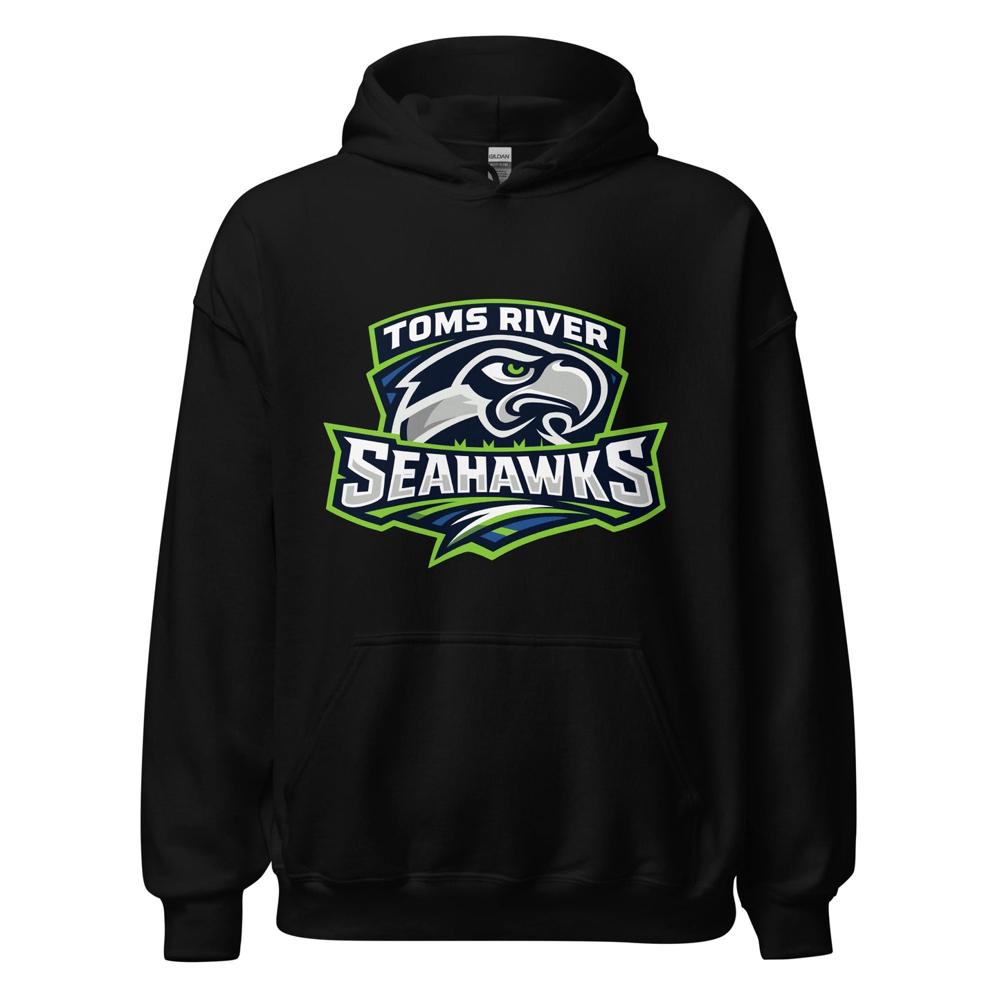 Classic | Hoodie | Toms River Seahawks | Mascot Script Logo
