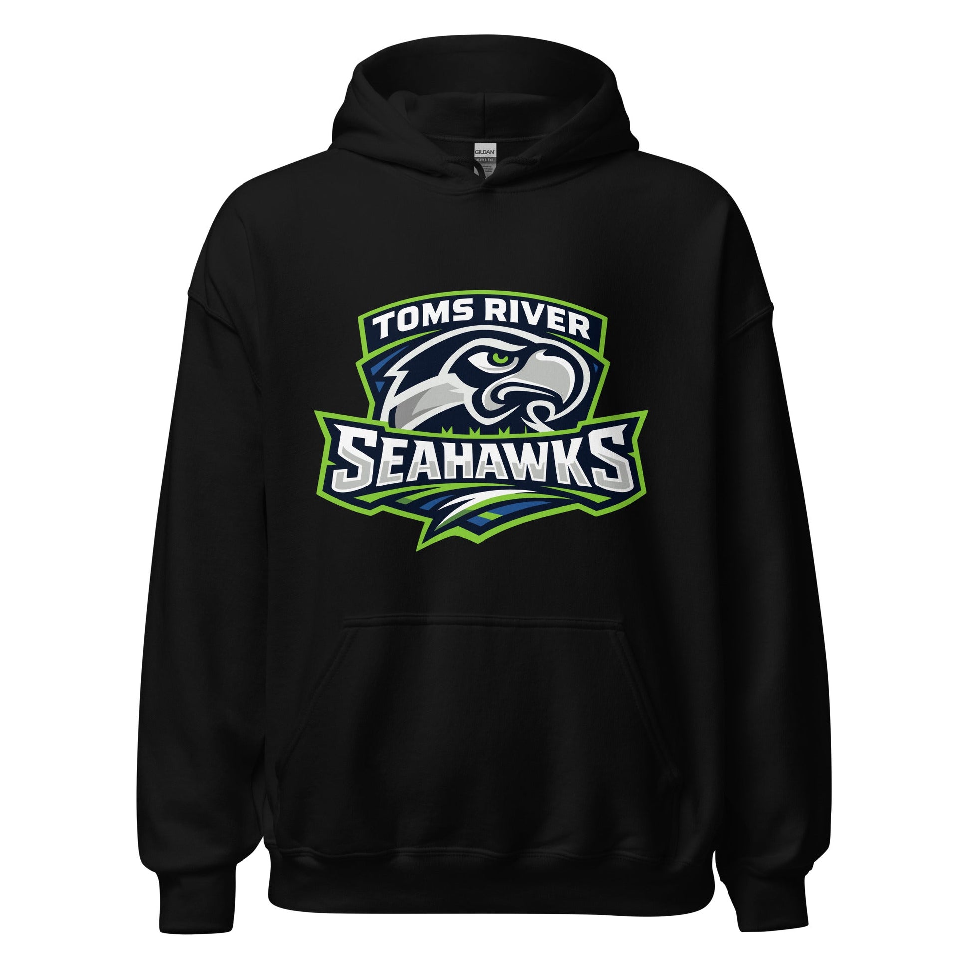 Classic | Hoodie | Toms River Seahawks | Mascot Script Logo