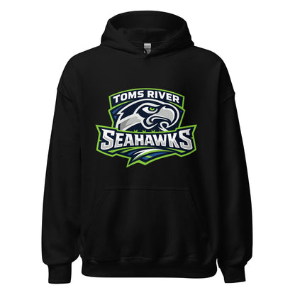 Classic | Hoodie | Toms River Seahawks | Mascot Script Logo