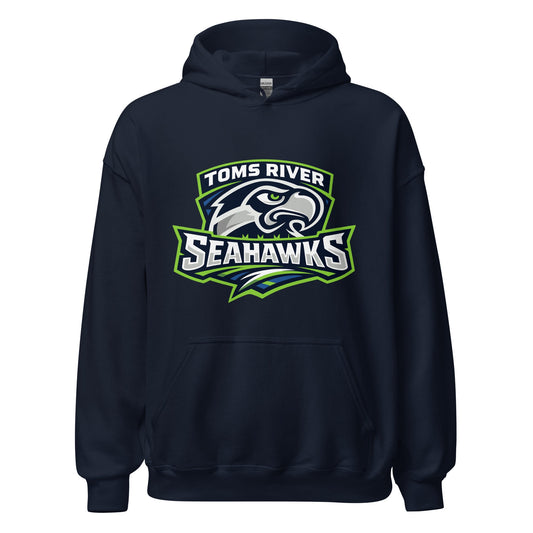 Classic | Hoodie | Toms River Seahawks | Mascot Script Logo