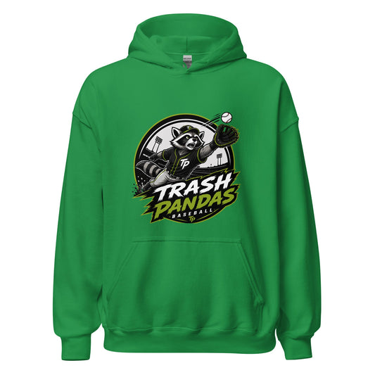 Classic | Hoodie | Trash Pandas Baseball Organization | Emblem Logo