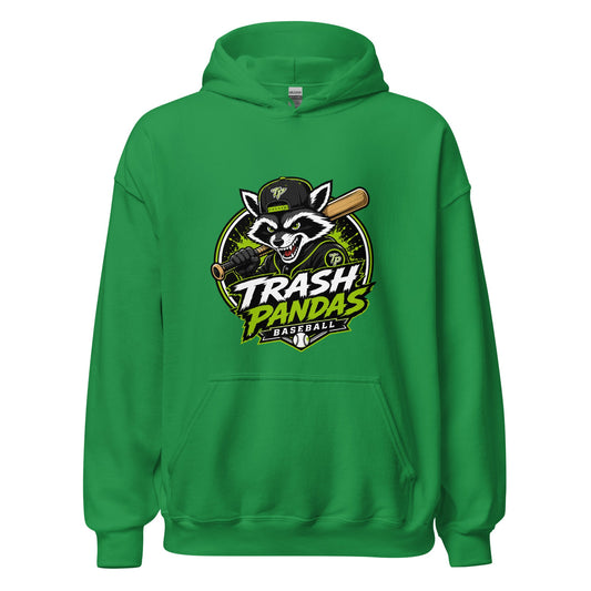 Classic | Hoodie | Trash Pandas Baseball Organization | Mascot Logo