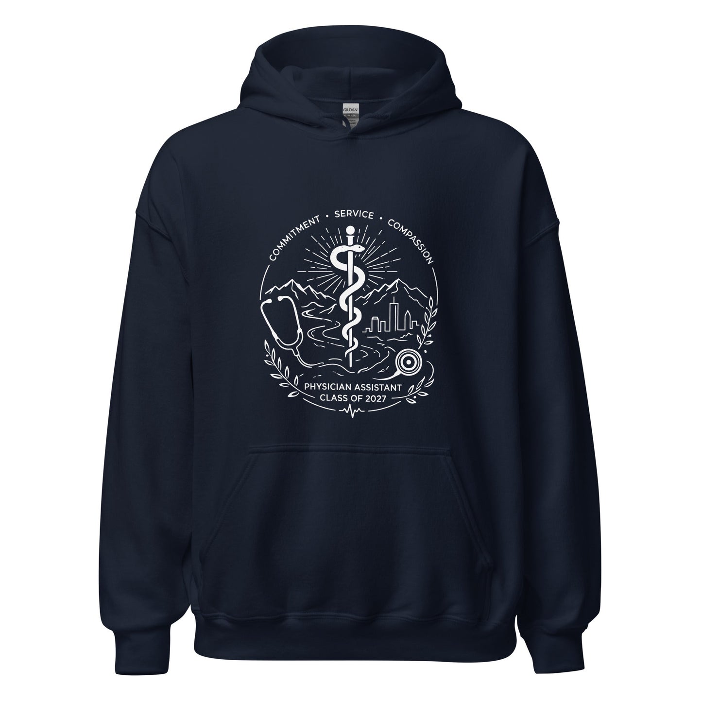 Classic | Hoodie | Trine PA program | Crest Logo